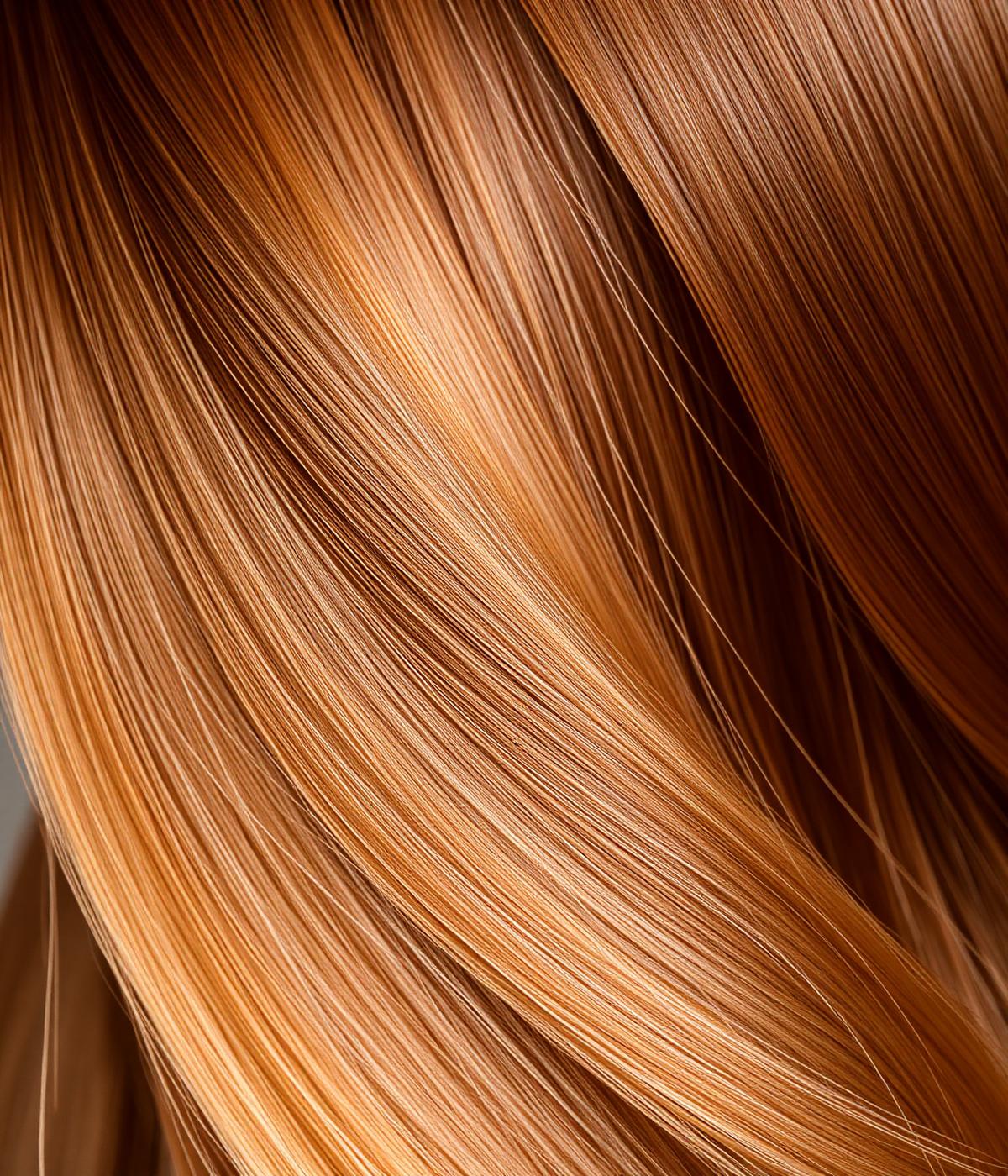 Texture di capelli luminosi