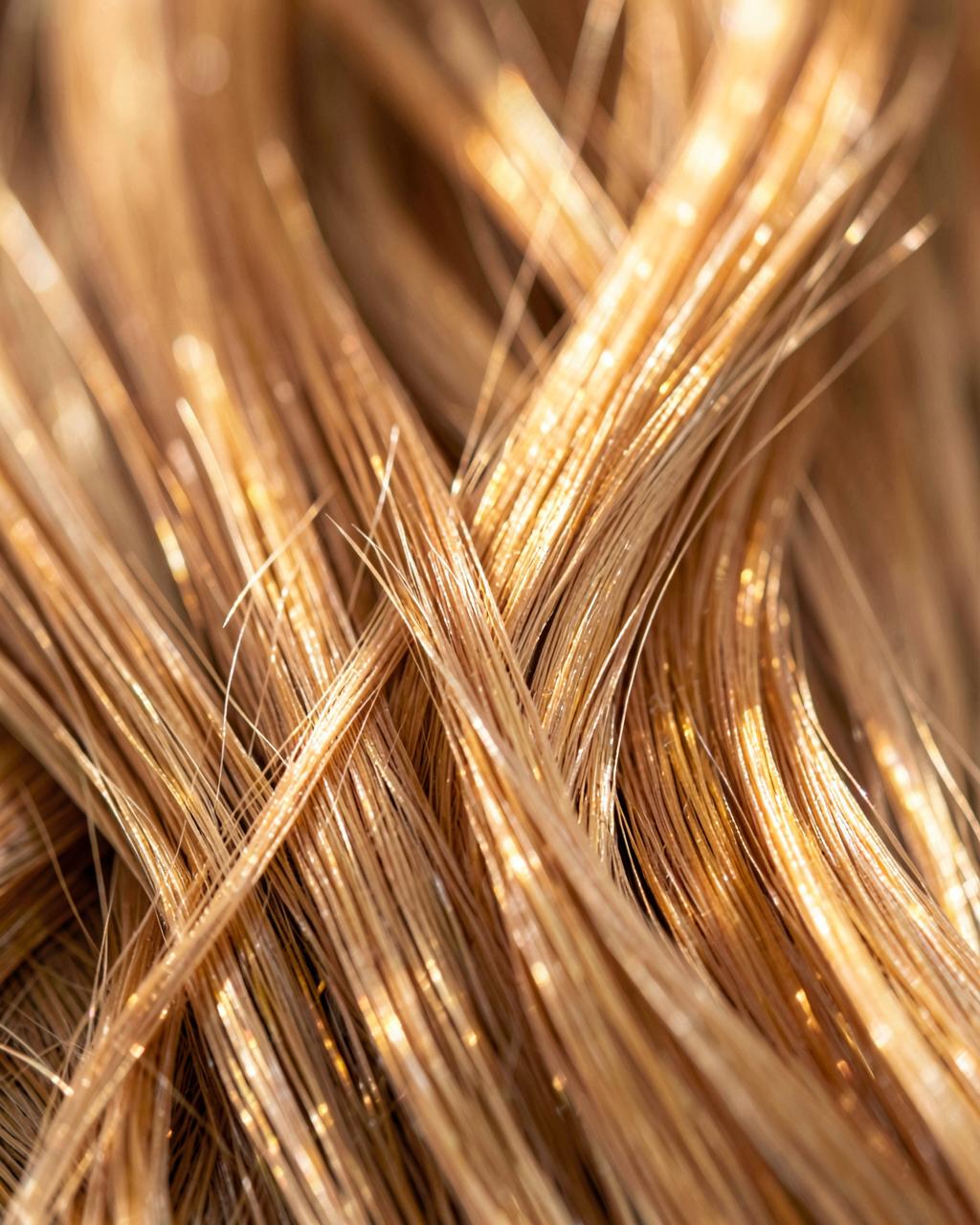 Texture di capelli luminosi
